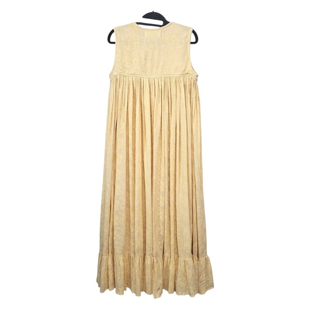 Daughters of India Cream Sleeveless Maxi Dress - Picture 8 of 14